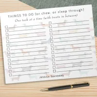 Funny Colorful Dachshund Sausage Dog Things To Do Notepad