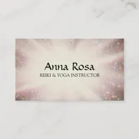 *~* Reiki Healer Ray Energy Healing Sparkles Business Card