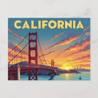 California Keepsake | The Golden Gate Bridge Postcard