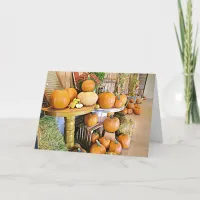 Fall Blessings Fall Pumpkin Display Card