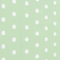 Polka Dot Patterned Peach Light Fresh Green Pretty Wallpaper