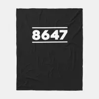 8647 - Antifascism Design Classic Design Fleece Blanket