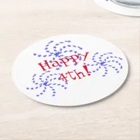 Coaster - Fireworks Greetings