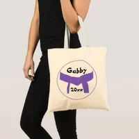 Martial Arts Purple Belt Tote Bag