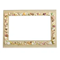 Seashell Beach Sand Border Magnetic Frame