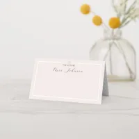 Minimal Bridal Shower Place Card | The Future Mrs.