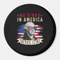 No Kings In America Since 1776 Flag Vintage Magnet