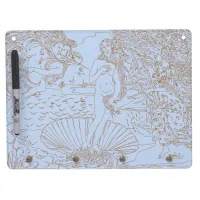 Famous Art Coloring Masterpiece Botticelli Dry Era Dry Erase Board With Keychain Holder