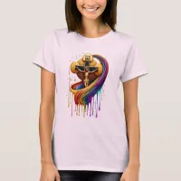 Contemporary Artistic Design of Crucified Figure T-Shirt