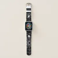 Spiders and Cobwebs Black Goth Apple Watch Band