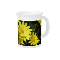 Pitcher - Yellow Flowers