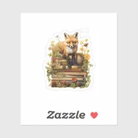 Cottagecore Aesthetic With Book Cute Goblincore Cr Sticker