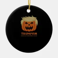 Trumpkin – Make Halloweens Great Again Funny Pumpk Ceramic Ornament