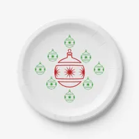 Paper Plate - Holiday Tree Ornaments