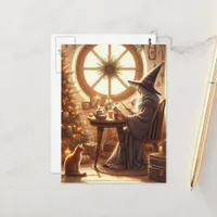 Witch Christmas  Postcard