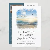 Modern In Loving Memory Funeral Program