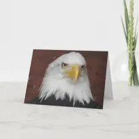 Photograph of an Eagle I Took in Dubuque, Iowa Card