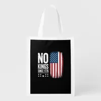 No Kings In America Since 1776 Independence Day Pa Grocery Bag