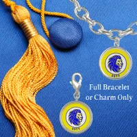 Lions Yellow and Blue Graduation Year Bracelet