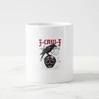 F-Caw-F Funny Halloween Crow Raven Gothic Humor Giant Coffee Mug