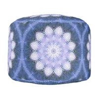 Lilac Lotus Dreaming Mandala Poufs