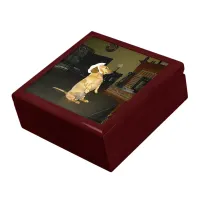 Sitting Pretty Dachshund Gift Box