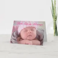 New Baby Girl Card