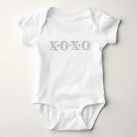 Hugs and Kisses Baby Valentine Bodysuit