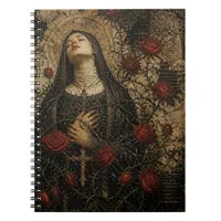 The Nun and the Red Roses Notebook