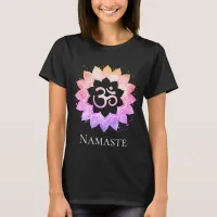 *~* OM AUM Symbol Spiritual Lotus Flower Mandala T-Shirt