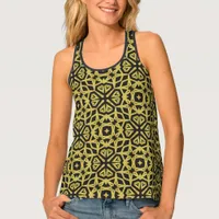 Black and Gold Pattern ★Funky Tribe II Tank Top