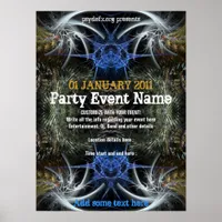 Party Event "Fractal Scifi"  Poster