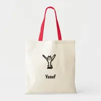 Tote Bag - Cat Letter Y with Name 