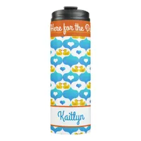 I'm Here for the Ducks Personalized Cruise  Thermal Tumbler