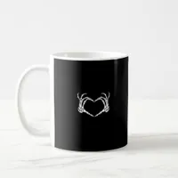 Skeleton Hands Heart Graphic Bold Impression Coffee Mug