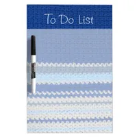 Crochet Pattern - Blue Stripes Dry-Erase Board