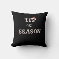 Christmas Is Approaching Tis The Season Throw Pillow