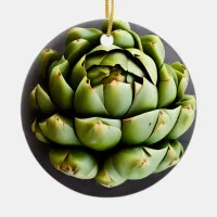 You Have a Good Heart | Funny Artichoke Pun  Ceramic Ornament