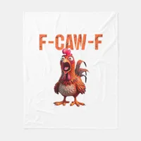 F-Caw-F Classic Basic Design Fleece Blanket
