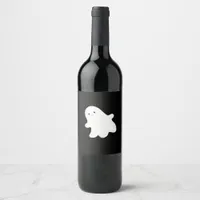 Little Boo Aesthetic Cool Wine Label