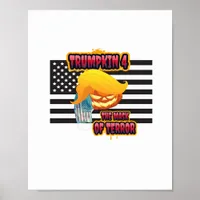 Halloween Funny Trumpkin Classic Poster