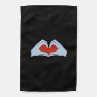 Skeleton Heart Hands Classic & Basic Halloween Garden Flag