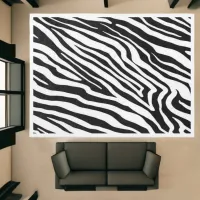 Zebra Stripes Print | Rug