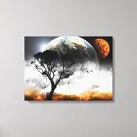 Moons Surreal Fantasy Canvas Print