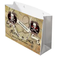 Pirate Wedding  Large Gift Bag