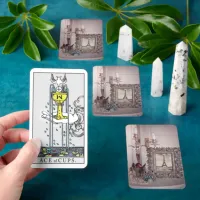 Vintage Eiffel Tower Photo Frame France Tarot