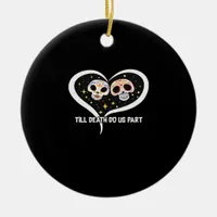 Zombie In Graveyard - Till Death Do Us Part Ceramic Ornament