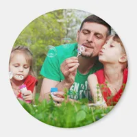 Happy Father's Day Personalized Photo Magnet