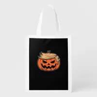 Trumpkin Halloween  Grocery Bag