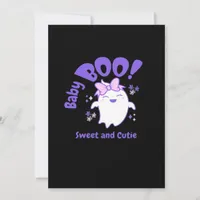 Baby Boo Sweet Toddler Halloween Design Holiday Card